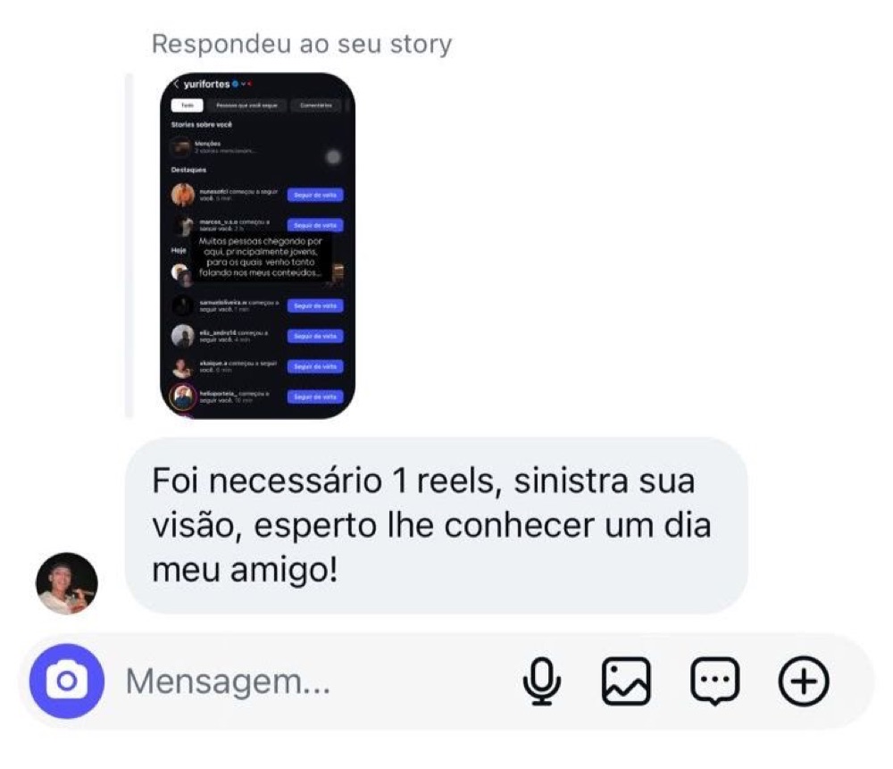 Depoimento sobre Yuri Fortes