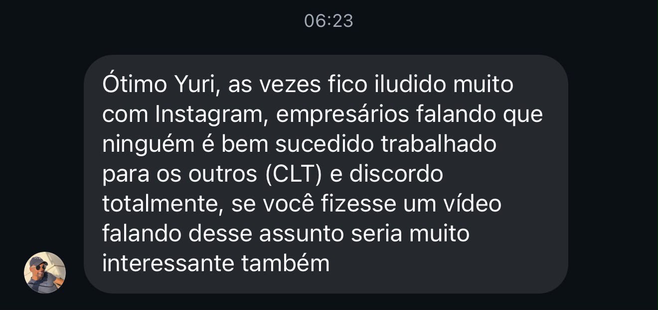Depoimento sobre Yuri Fortes