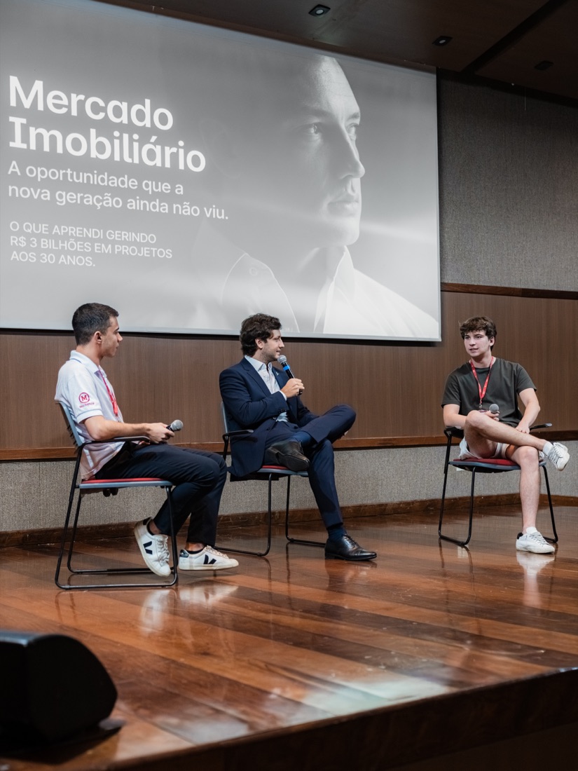 Yuri Fortes em painel sobre mercado imobiliário